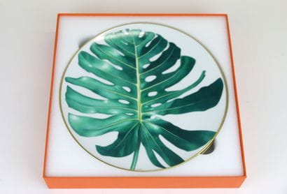 HERMÈS Paris
Set of two porcelain dinner...