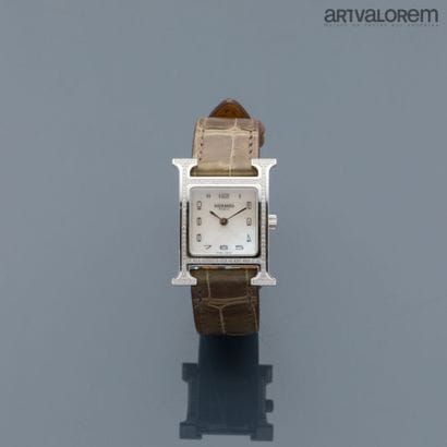 HERMES Paris
Heure H watch, small model,...