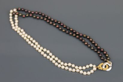 DINH VAN
Choker necklace composed of two...