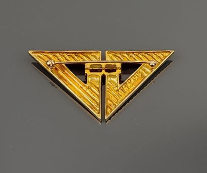 TIFFANY & CO 
Brooch in 750°/°° yellow gold...