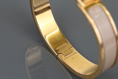 HERMÈS Paris
H-click bracelet, taupe enamel,...