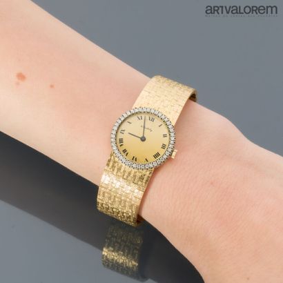 A.BARTHELAY
Ladies' wristwatch in yellow...