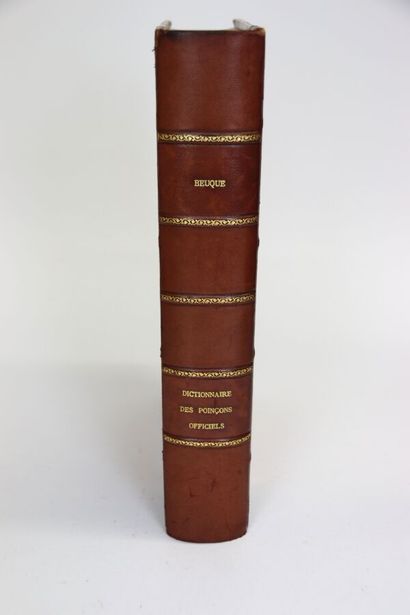 Emile BEUQUE 
Platine, or & argent , dictionnaire...
