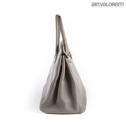 HERMÈS Paris
Birkin bag 35cm in grey togo...