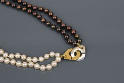 DINH VAN
Choker necklace composed of two...