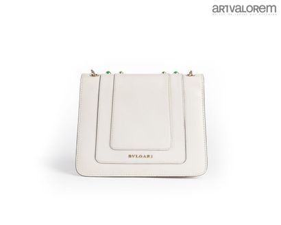 BULGARI
Serpenti' shoulder bag in cream lambskin...