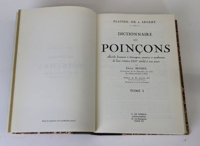 Emile BEUQUE 
Platine, or & argent , dictionnaire...