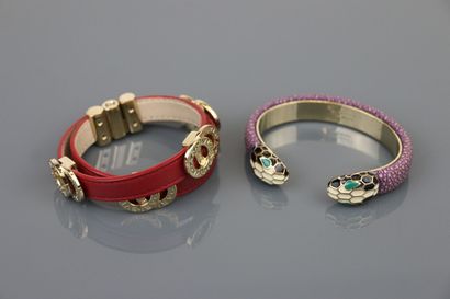 BULGARI
Serpenti forever bracelet, in gilded...