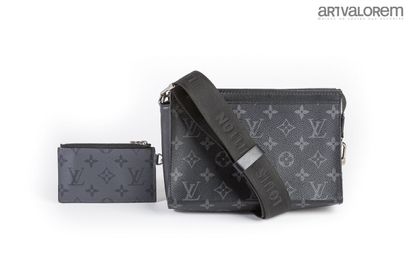 LOUIS VUITTON
Canvas shoulder bag with eclipse...