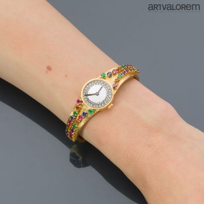 Ladies' wristwatch in yellow gold 750°/°°...