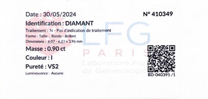 Diamond on paper
Treatment: N - No indication...