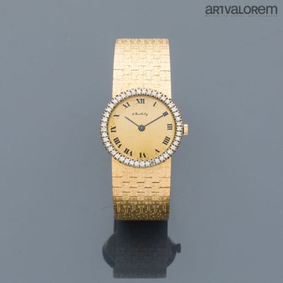 A.BARTHELAY
Ladies' wristwatch in yellow...