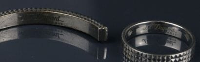 DUPONT Paris
Bracelet et anneau en argent...