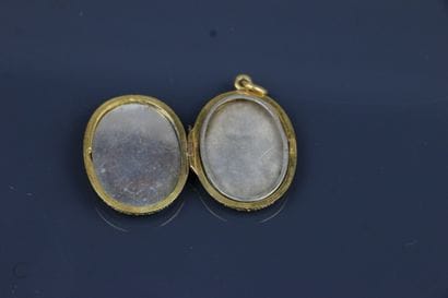 Medallion pendant in yellow gold 750°/°°...