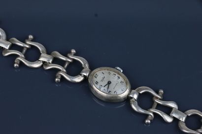 DIFOR
Ladies' bracelet watch in silver 800°/°°,...
