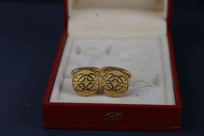 DUPONT Paris
Paire de boutons de manchette...