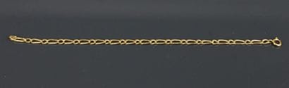 Bracelet in yellow gold 750°/°° with horse...