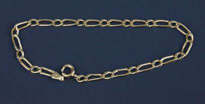 Bracelet in yellow gold 750°/°° with horse...