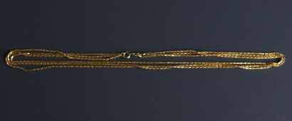 Necklace in yellow gold 750°/°° composed...