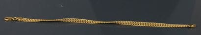 Fancy link bracelet in yellow gold 750°/°°...