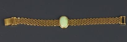 Flexible bracelet in yellow gold 750°/°°...