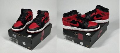 NIKE / JORDAN
Un lot de 2 paires de baskets...