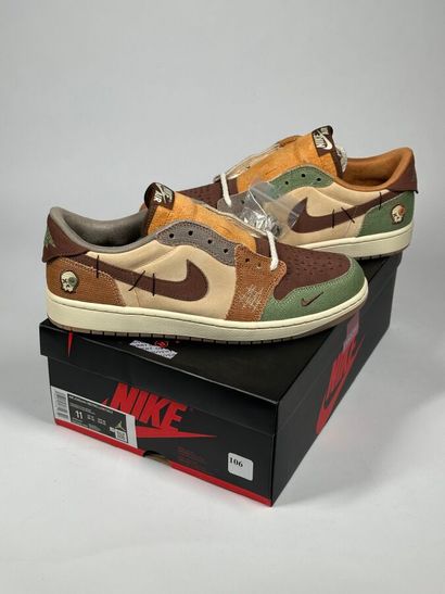 NIKE / JORDAN
A pair of low-top sneakers,
Model...