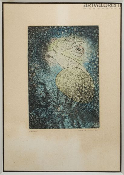 Max ERNST (1891-1976)
Sans titre, 1965
Eau...