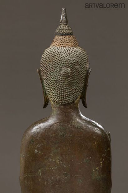 LAOS, XIXe siècle
Bouddha représenté debout...