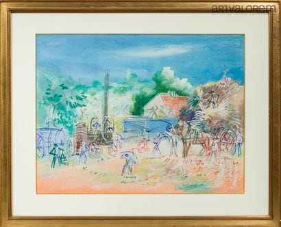 Jean DUFY (1888-1984)
Les battages, vers...