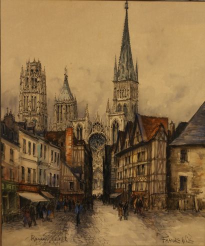 Frank WILL (1900-1951) . 
La cathédrale de...