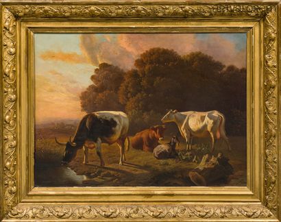 Louis-Marie-Dominique ROBBE (1806-1887)
Troupeau...