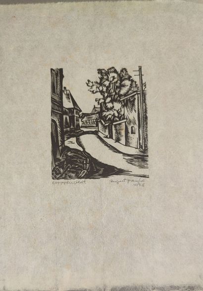 August PREUSSE (1908-1942)
Ensemble de cinq...