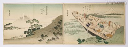 JAPON HOKUSAI (1760 - 1849). 
Album intitulé...