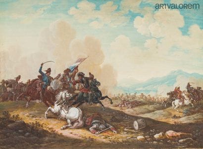 Louis Nicolas BLARENBERGHE (1716-1794)
Combat...