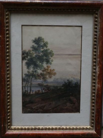 ECOLE FRANCAISE du début du XIXe siècle
Arbres...