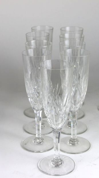 SAINT LOUIS
Partie de service de verres en...