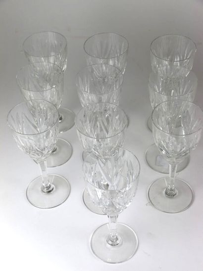 SAINT LOUIS
Partie de service de verres en...