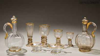 DAUM NANCY FRANCE
Service de verres en cristal...