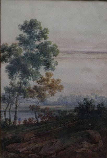 ECOLE FRANCAISE du début du XIXe siècle
Arbres...