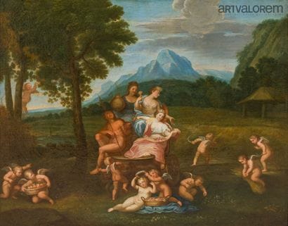 ECOLE FRANCAISE de la fin XVIIe siècle
Le...
