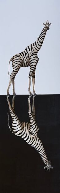 Nicolas PEYRON (né en 1972)
Girafes miroir
Acrylique...