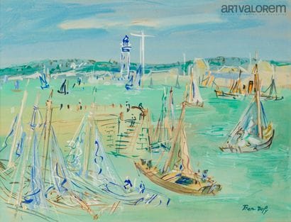 Jean DUFY (1888-1984)
Port de Honfleur, vers...