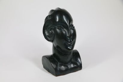 ÉCOLE MODERNE
Faunesse
Buste en bronze à...
