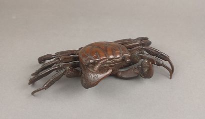 JAPON, époque Meiji (1868-1912). 
Okimono...