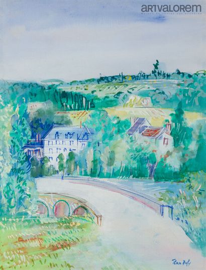Jean DUFY (1888-1984)
Environs de Preuilly-sur-Claise,...