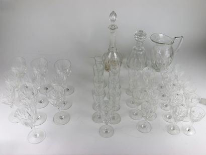 SAINT LOUIS
Partie de service de verres en...