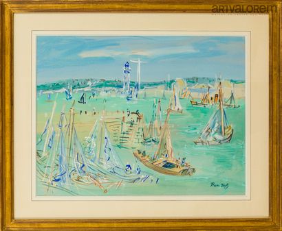 Jean DUFY (1888-1984)
Port de Honfleur, vers...