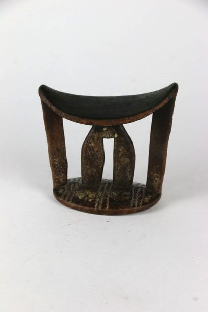 GURAGE Ethiopie
Appuie-nuque en bois à jambage...