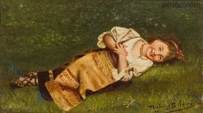 Richard Benno ADAM (1873-1937)
Jeune fille...